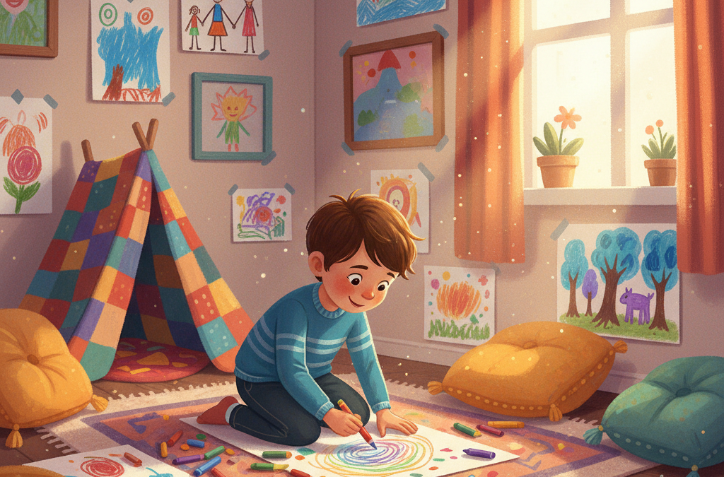 從孩子的畫中，讀懂他沒說出口的心情