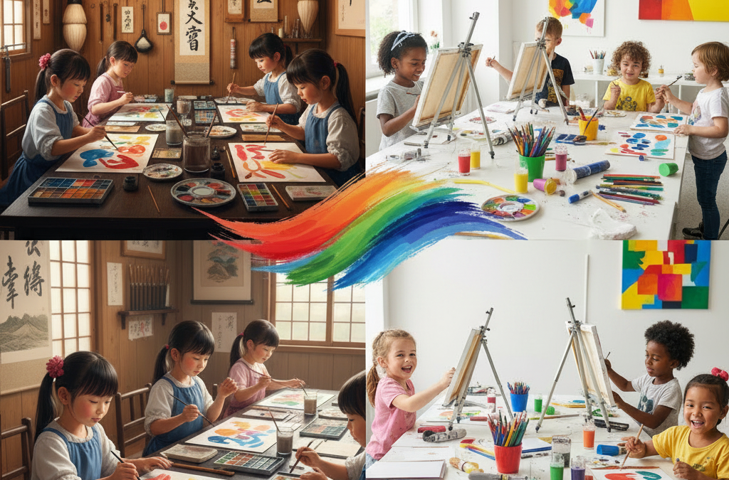 將軍澳兒童畫班比較：Art Base 與 Inspiration Art