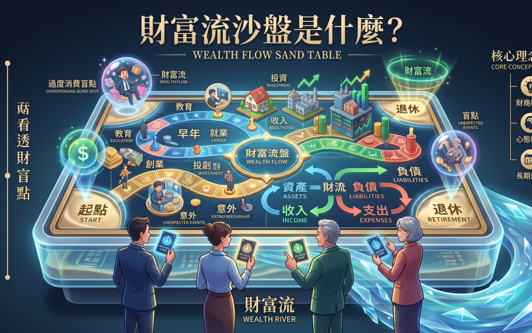 財富流沙盤是什麼？3小時模擬人生看透財富盲點