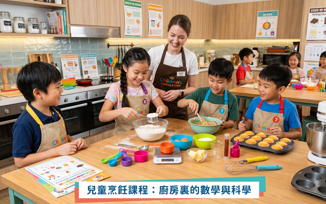 兒童烹飪課程：用廚房翻轉孩子的數學與科學