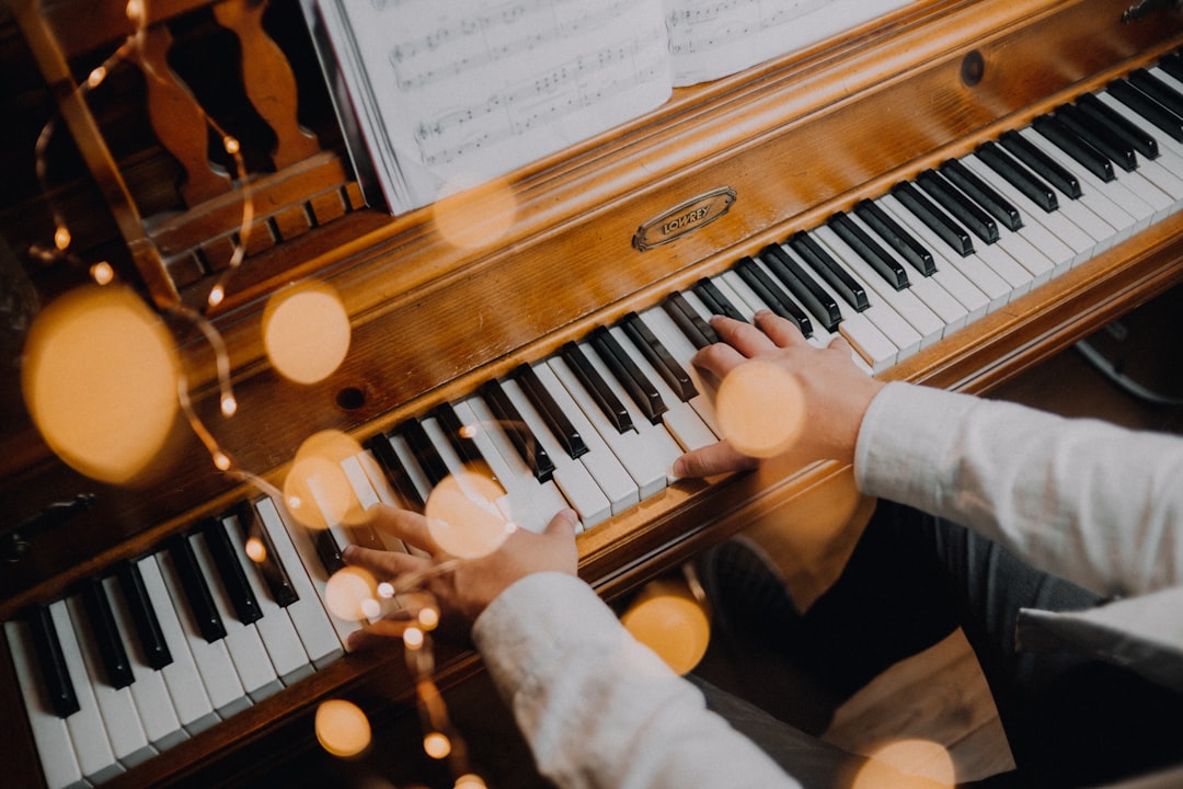 Photo piano teaching materials