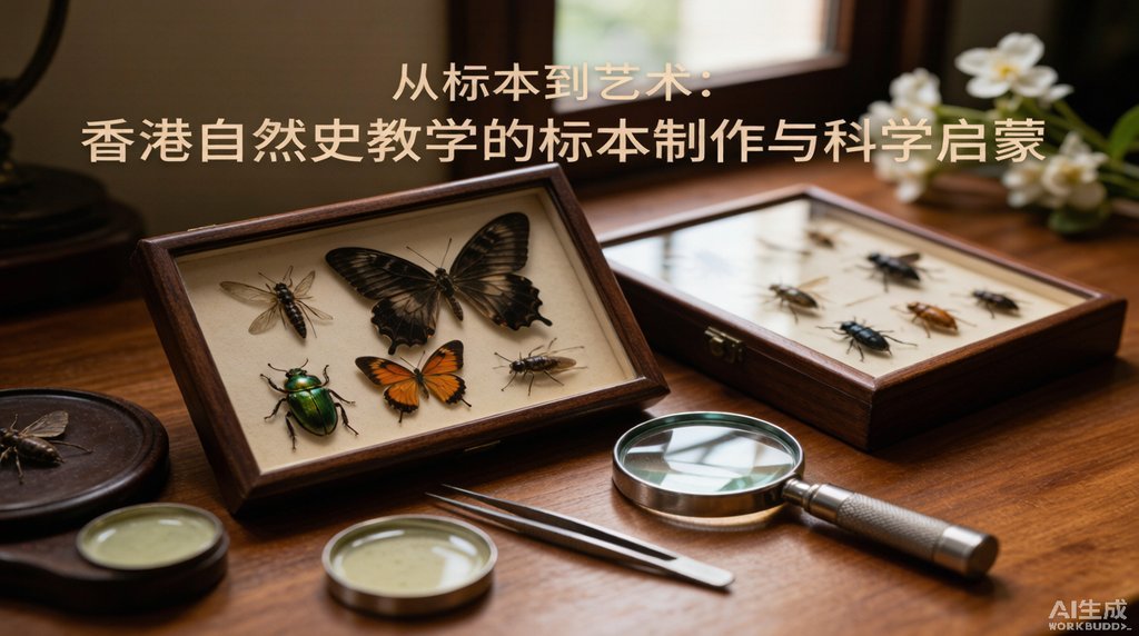 香港標本製作課程全攻略封面圖——昆蟲標本展示、科學教育工具、自然歷史美學